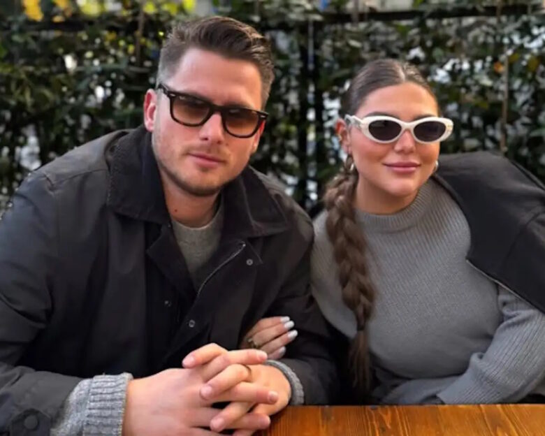 Η Δανάη Μπάρκα με τον σύντροφό της