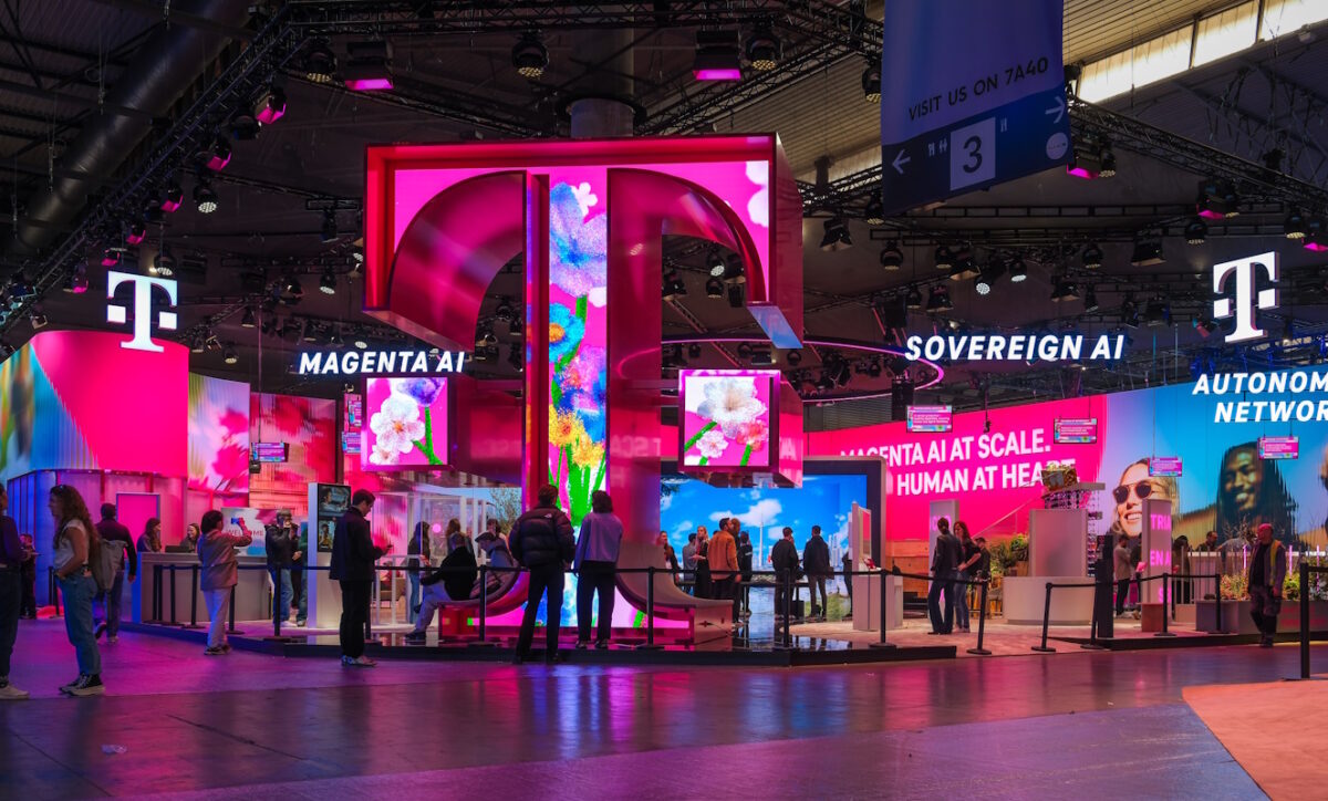 To περίπτερο της TELEKOM στο MWC 2026