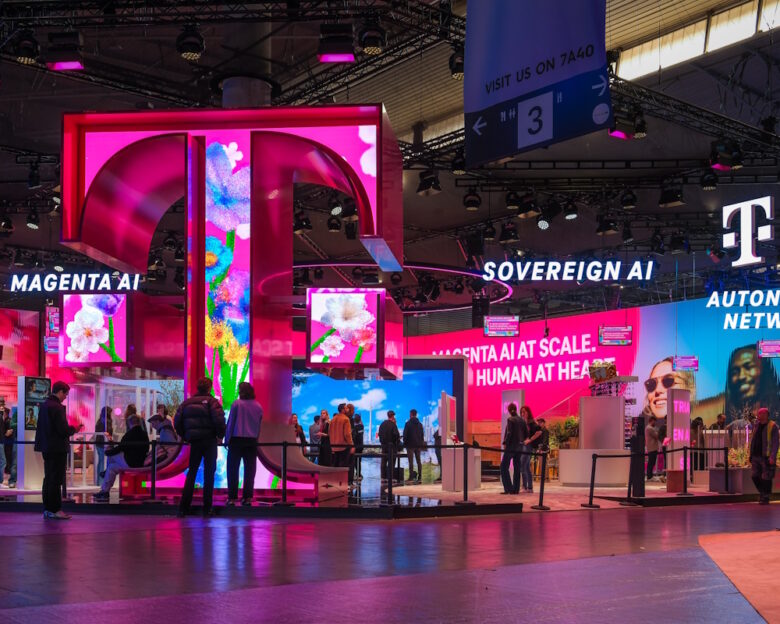 To περίπτερο της TELEKOM στο MWC 2026