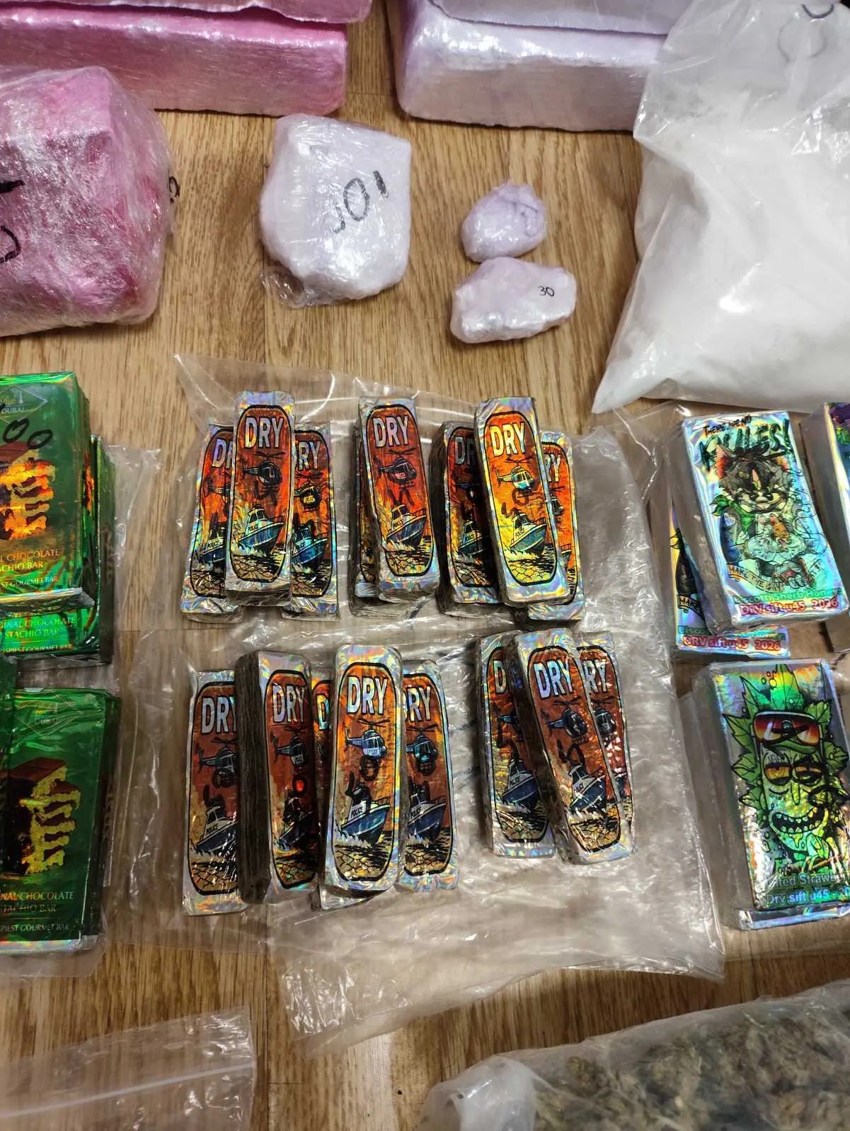 Τα κατασχεμένα ναρκωτικά