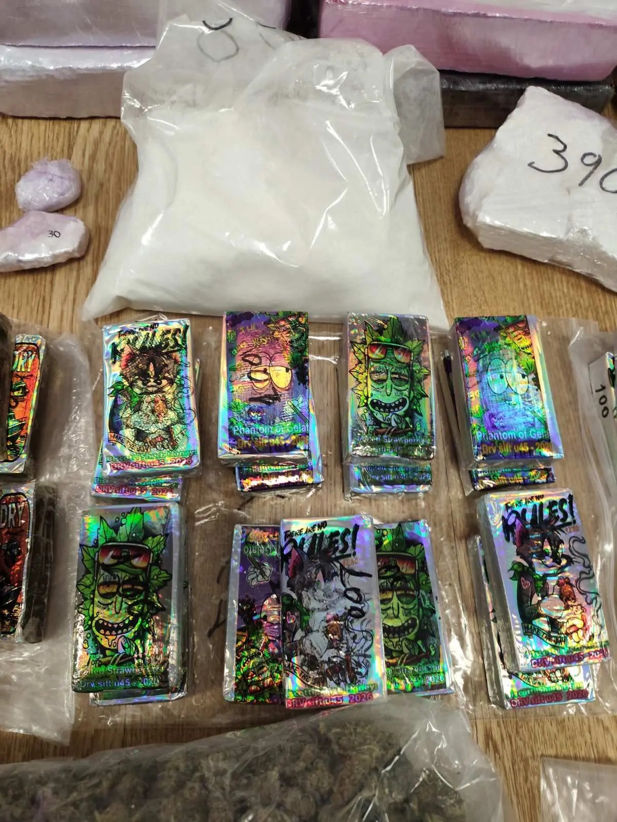 Τα κατασχεμένα ναρκωτικά