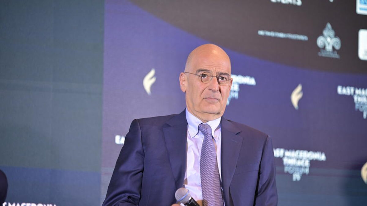 Ο υπουργός Εθνικής Άμυνας, Νίκος Δένδιας σε συζήτηση στο συνέδριο East Macedonia and Thrace Forum IV στην Αλεξανδρούπολη