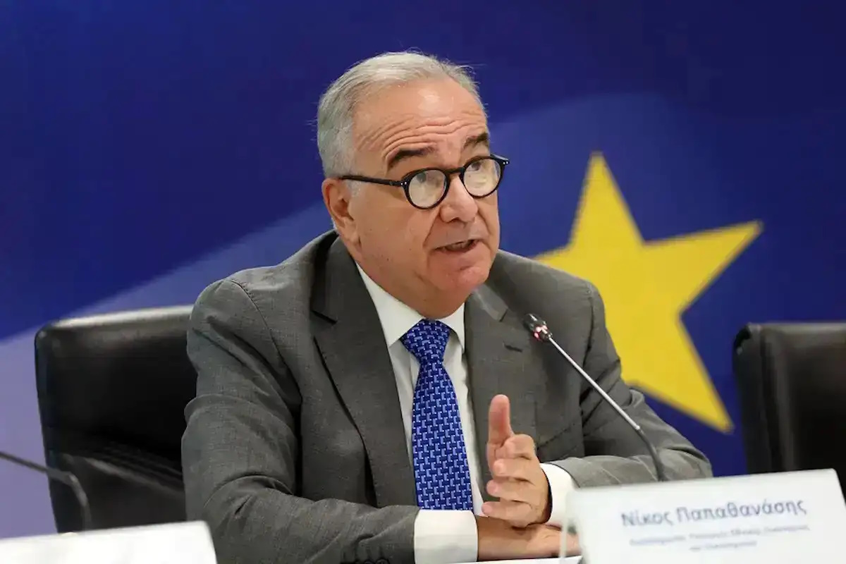 Ο αναπληρωτής υπουργός Εθνικής Οικονομίας και Οικονομικών Νίκος Παπαθανάσης