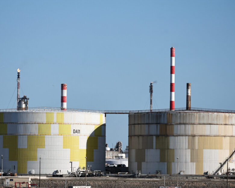 The Total oil depot at the Lavera petrochemical port in Martigues, France, March 12, 2026.
