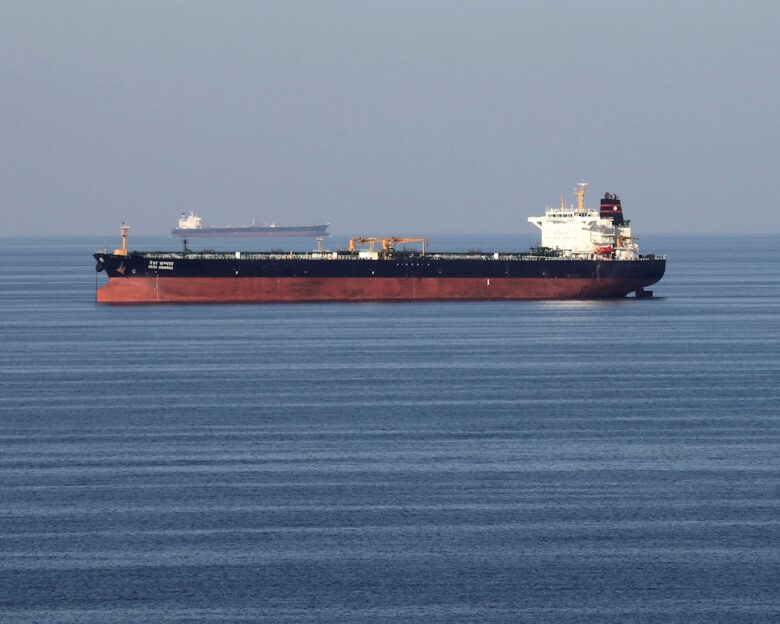FILE PHOTO: Oil tankers pass through the Strait of Hormuz, December 21, 2018.