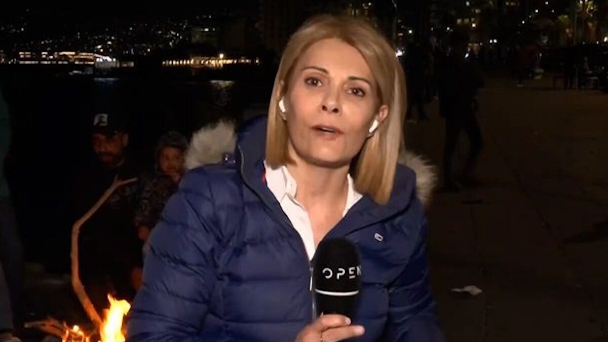 Η απεσταλμένη του OPEN στη Βηρυτό, Μαρία Καρχιλάκη