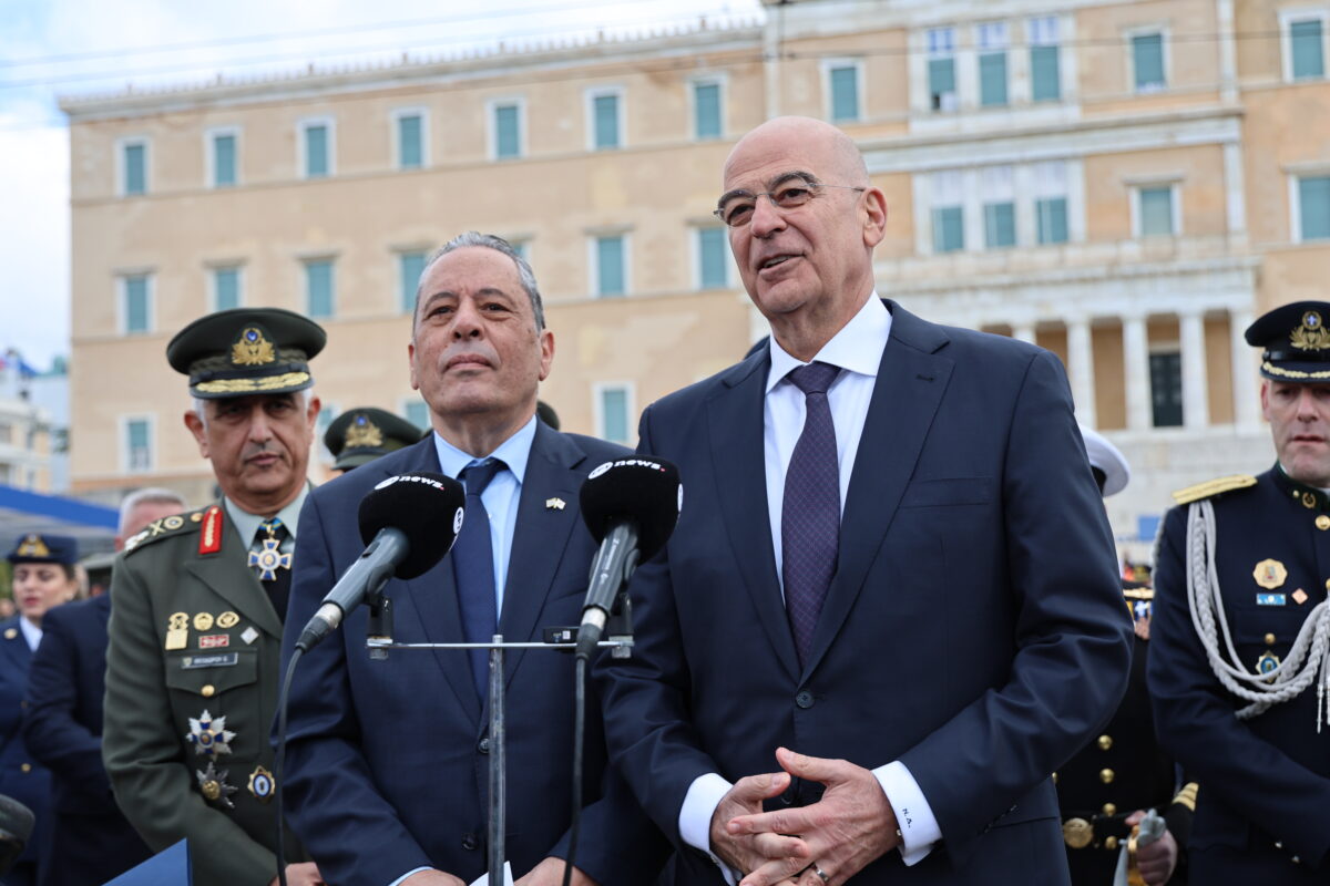 Βασίλης Πάλμας και Νίκος Δένδιας