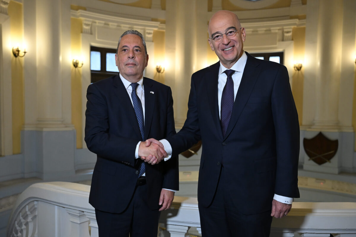 Βασίλης Πάλμας και Νίκος Δένδιας