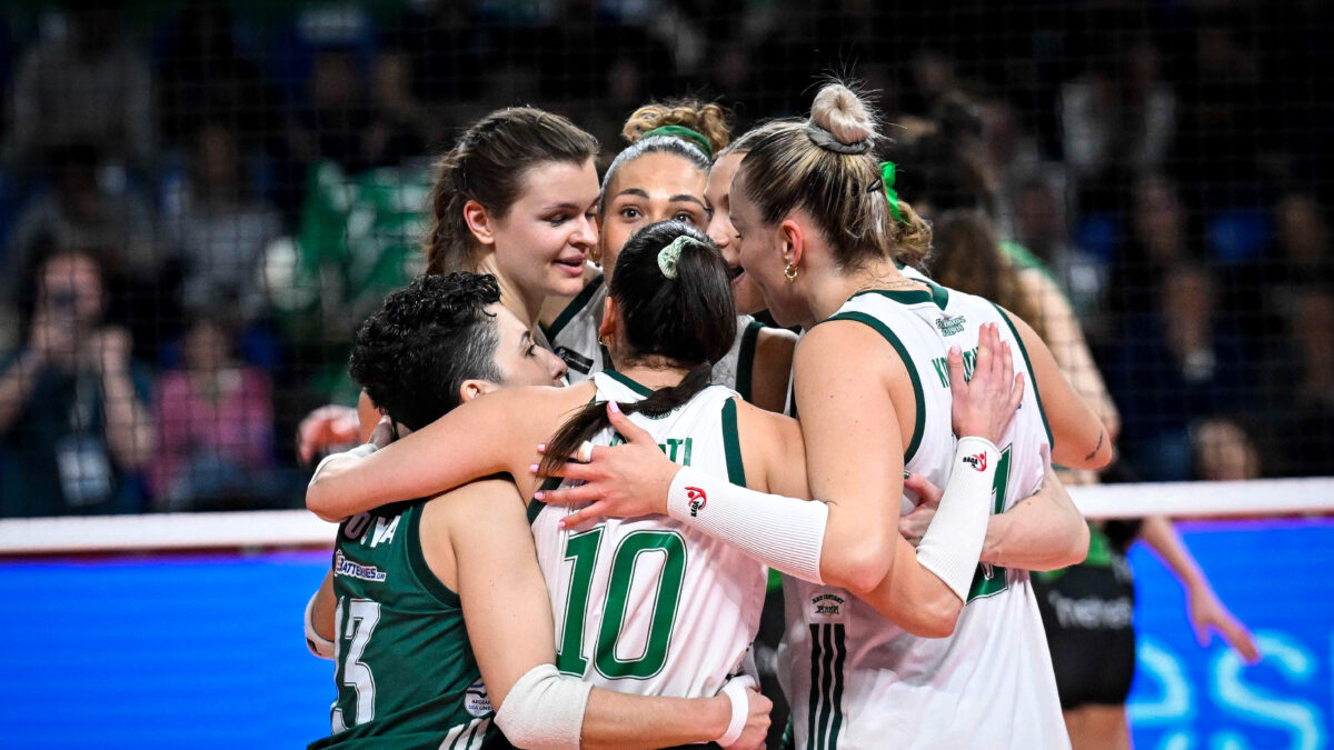 Οι βολεϊμπολίστριες του Παναθηναϊκού