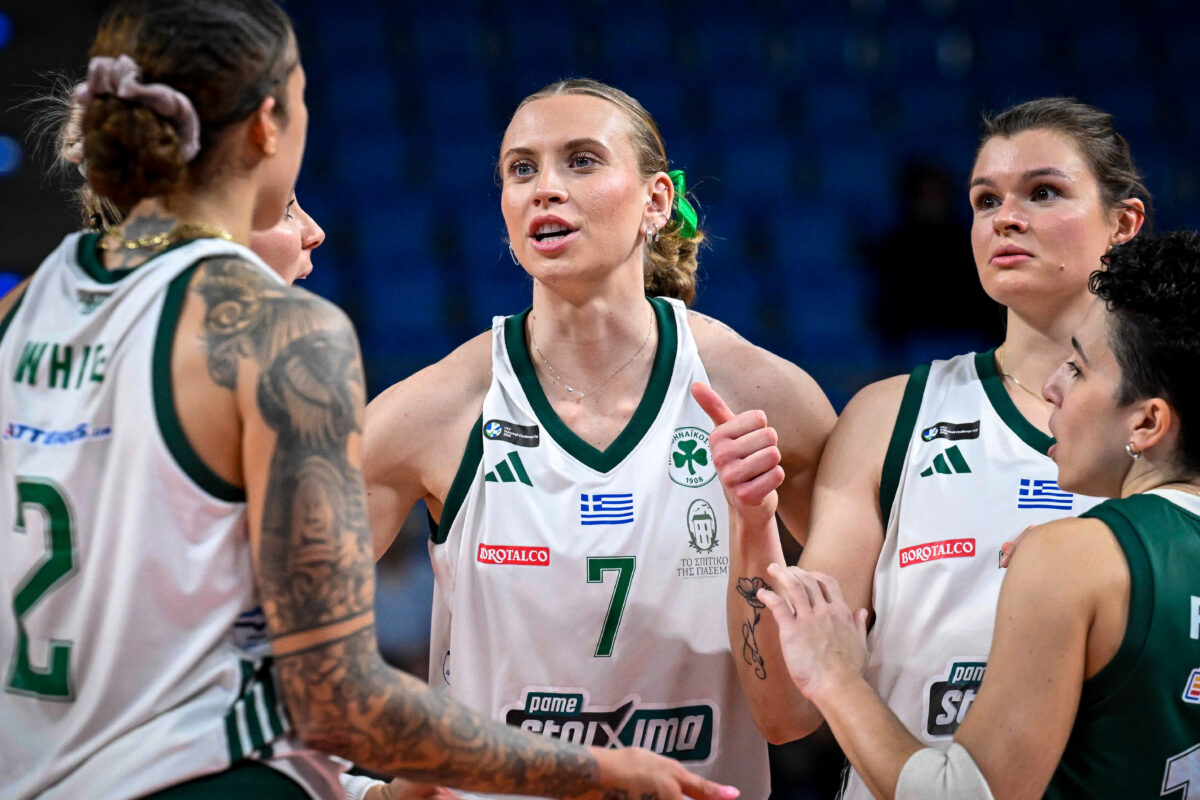 Η ομάδα βόλεϊ γυναικών του Παναθηναϊκού