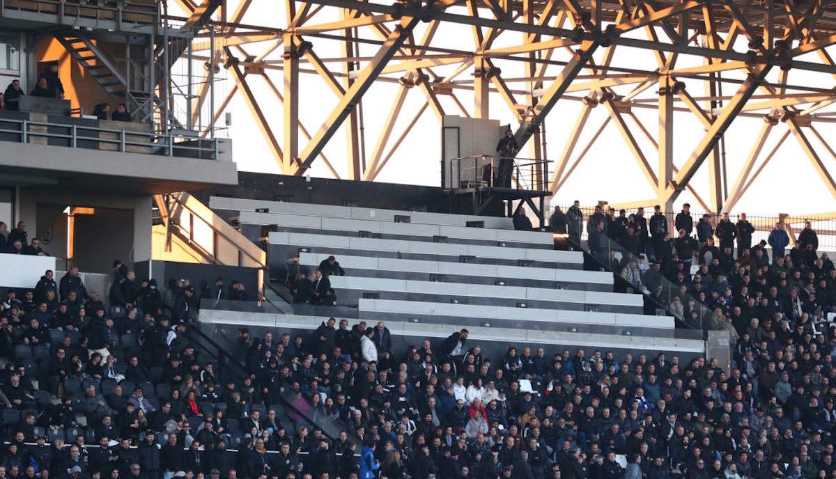 Τα άδεια δημοσιογραφικά στην Τούμπα μετά την ένταση