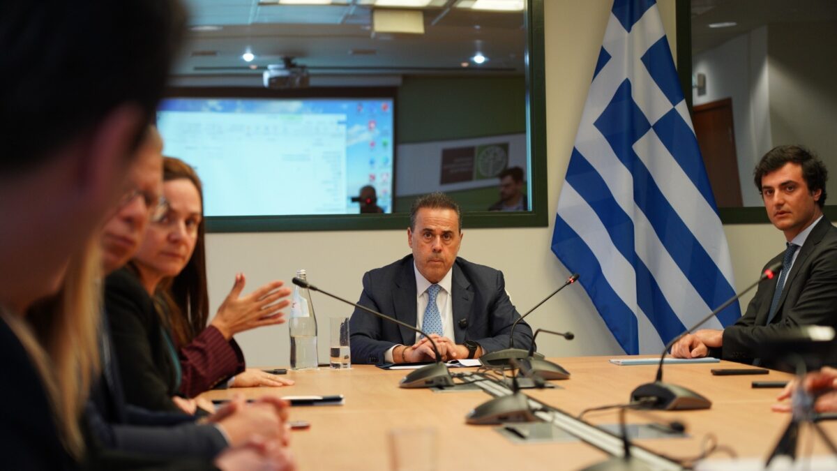 Η συνάντηση εργασίας στο ΥΠΕΝ