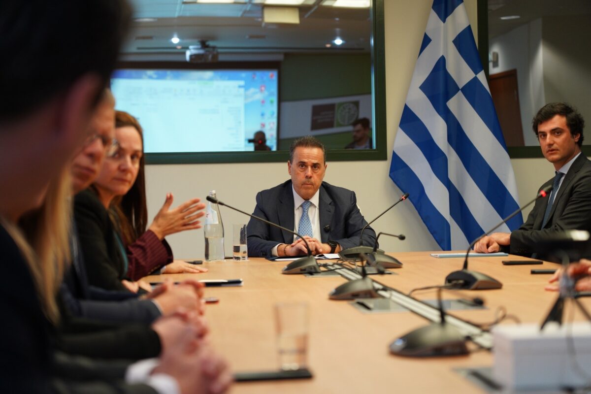 Η συνάντηση εργασίας στο ΥΠΕΝ