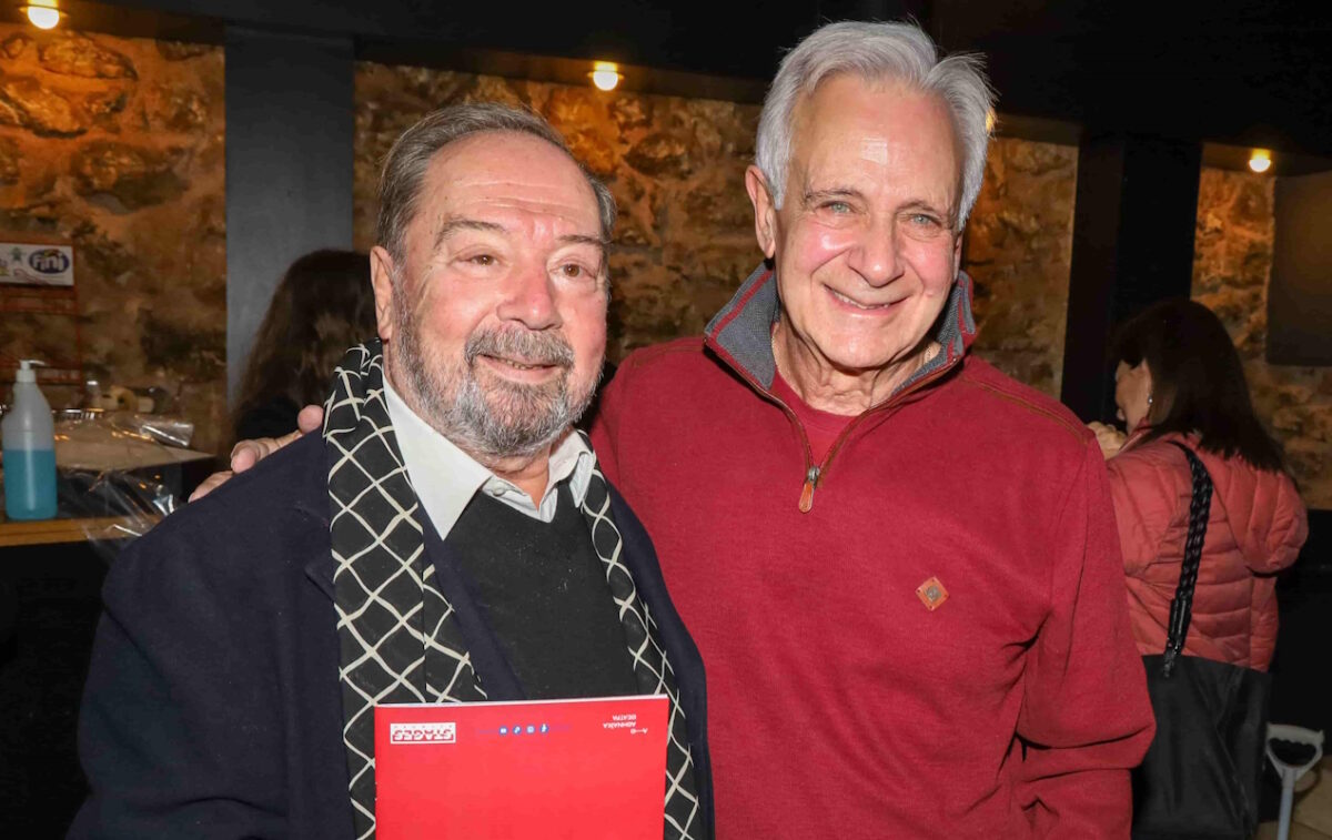 Σταμάτης Φασουλής με Αλέξανδρο Αντωνόπουλο