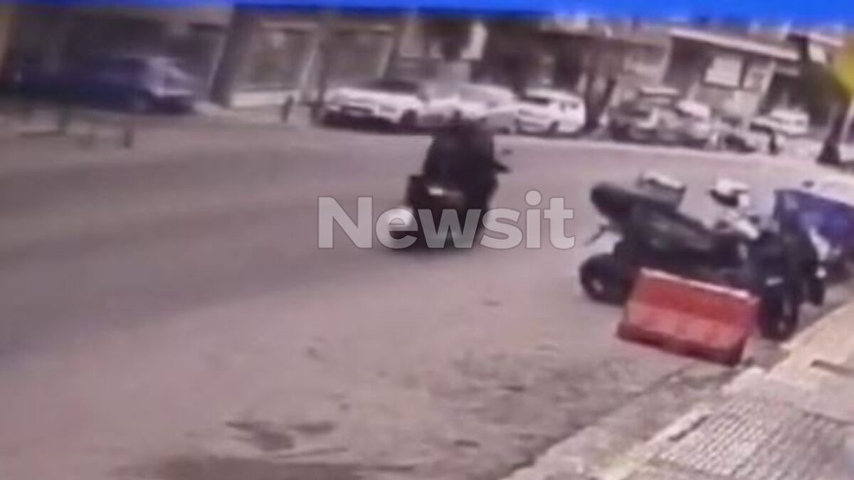 Η στιγμή της καταδίωξης στα Πατήσια