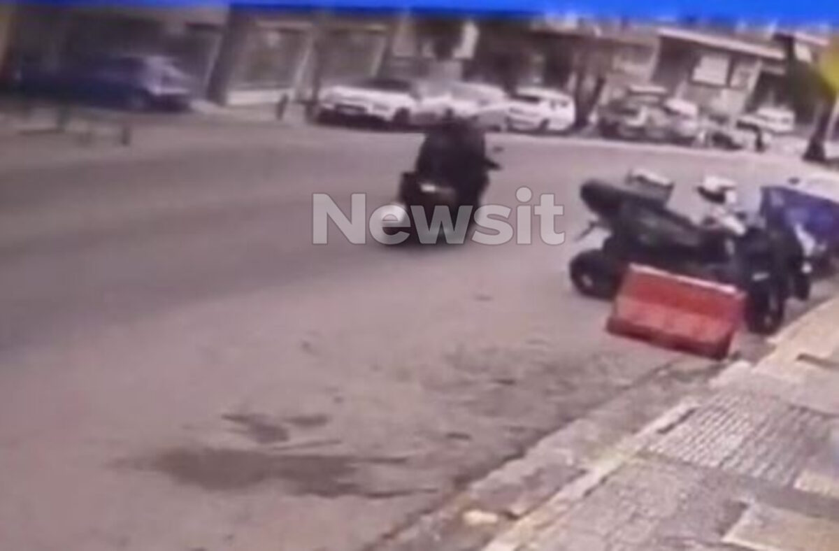 Η στιγμή της καταδίωξης στα Πατήσια