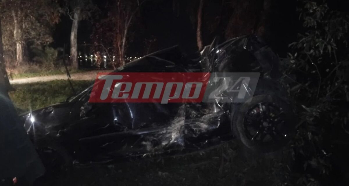 Πάτρα: Ένας τραυματίας σε τροχαίο με αυτοκίνητο που «καρφώθηκε» σε κολώνα