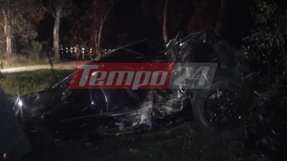 Πάτρα: Ένας τραυματίας σε τροχαίο με αυτοκίνητο που «καρφώθηκε» σε κολώνα