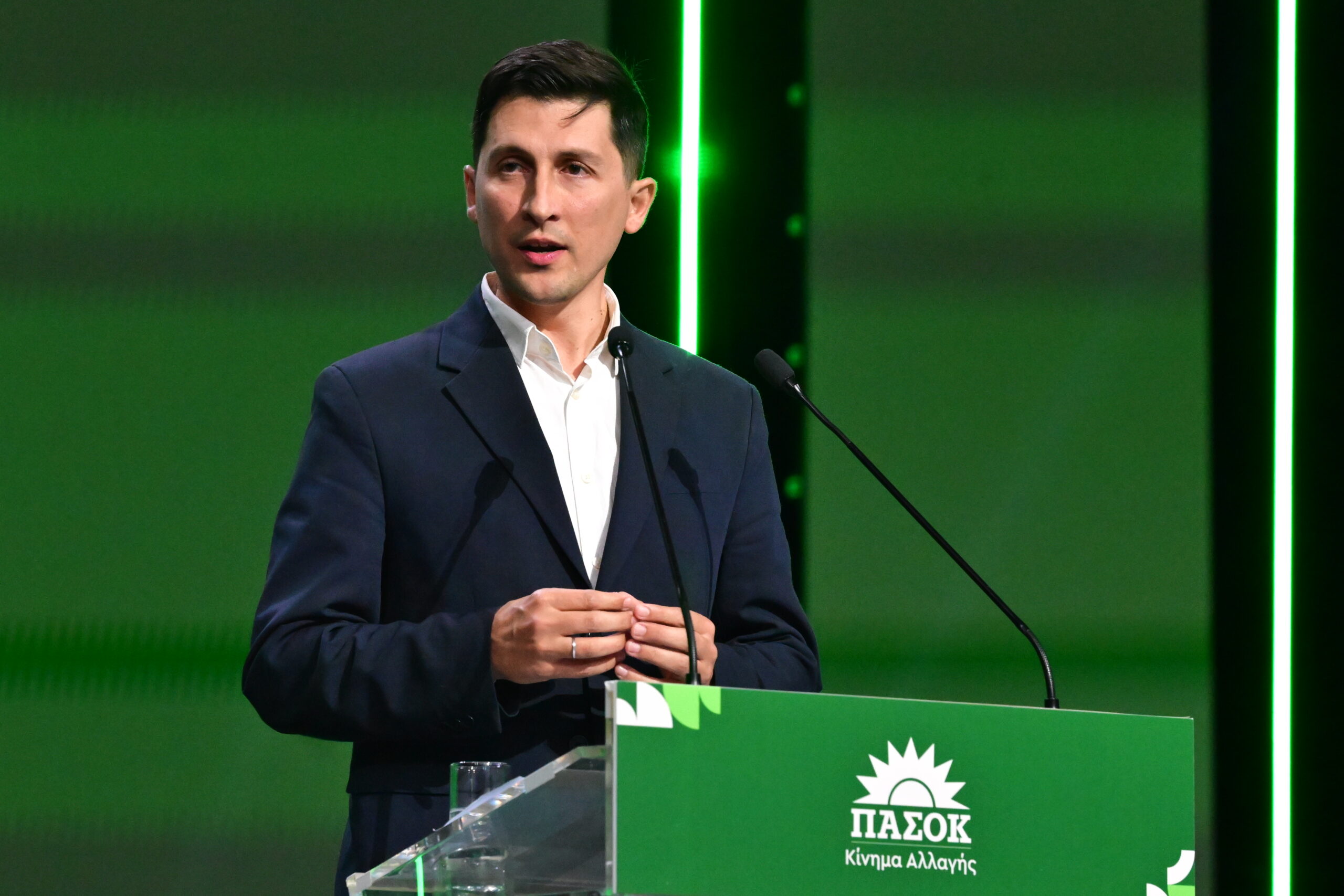 4ο ΤΑΚΤΙΚΟ ΣΥΝΕΔΡΙΟ ΠΑΣΟΚ – ΚΙΝΗΜΑ ΑΛΛΑΓΗΣ / 2η ΗΜΕΡΑ (ΤΑΤΙΑΝΑ ΜΠΟΛΑΡΗ / EUROKINISSI) Ο Παύλος Χρηστίδης στο 4ο Τακτικό Συνέδριο του ΠΑΣΟΚ, το Σάββατο 28 Μαρτίου 2026 (Πηγή φωτογραφίας: ΤΑΤΙΑΝΑ ΜΠΟΛΑΡΗ / EUROKINISSI)