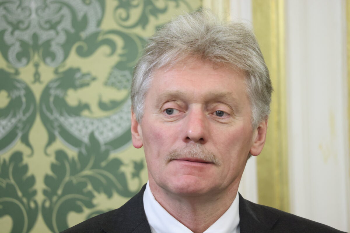 MOSCOW, RUSSIA - JUNE 23 (RUSSIA OUT) Russian Presidential Press Secretary Dmitry Peskov during a Russian-Malian meeting at the Grand Kremlin Palace, June 23, 2025, in Moscow, Russia. Republic of Mali's Junta Leader, General Assmi Goita is on a six-day official visit to Russia. (Photo by Contributor/Getty Images)