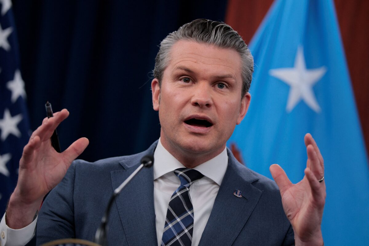 Ο υπουργός Άμυνας των ΗΠΑ Πιτ Χέγκσεθ