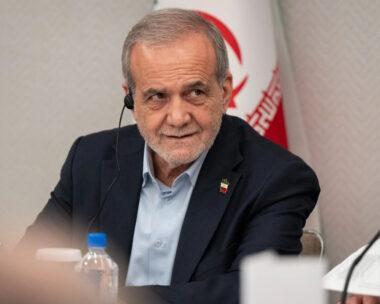 Ο Πρόεδρος του Ιράν, Μασούντ Πεζεσκιάν