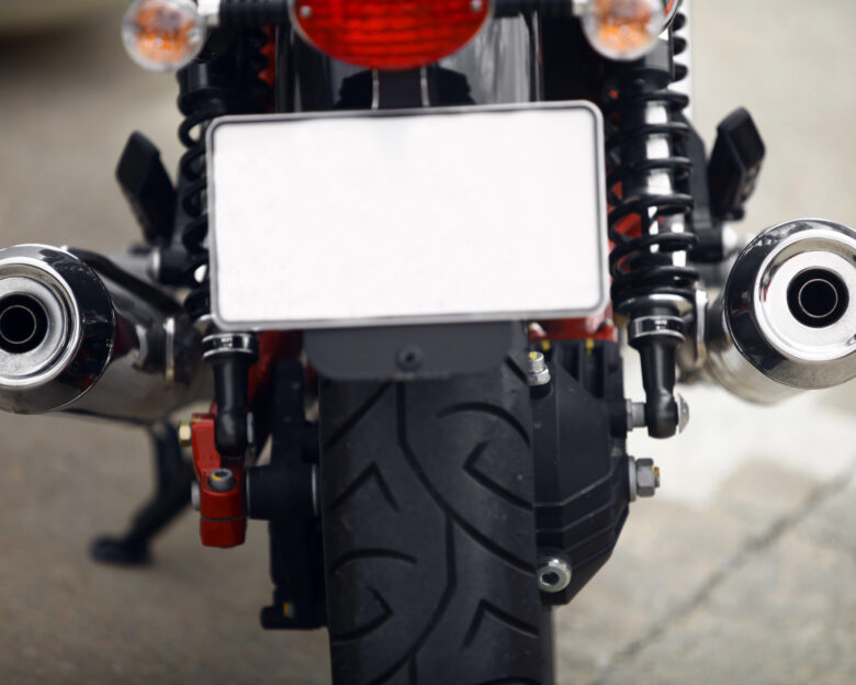 Motorcycle exhaust - pinakida