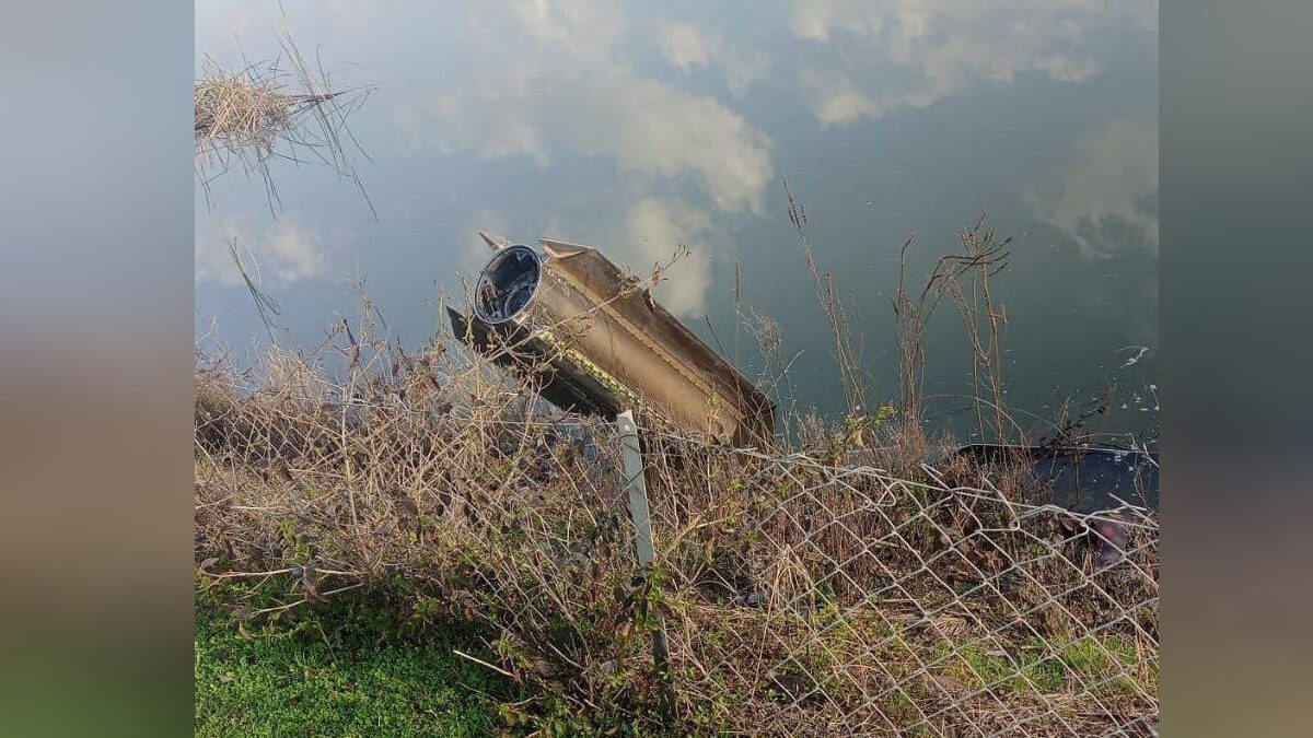 Συντρίμμια του βλήματος αναχαίτισης που κατέρριψε τον ιρανικό βαλλιστικό πύραυλο στην Τουρκία