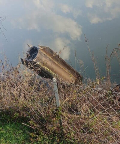 Συντρίμμια του βλήματος αναχαίτισης που κατέρριψε τον ιρανικό βαλλιστικό πύραυλο στην Τουρκία