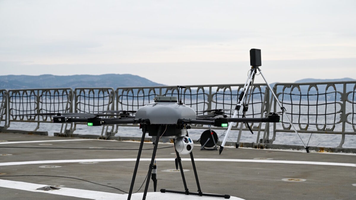 Drone που συμμετείχε στην άσκηση «UVEX 1/26» του Πολεμικού Ναυτικού