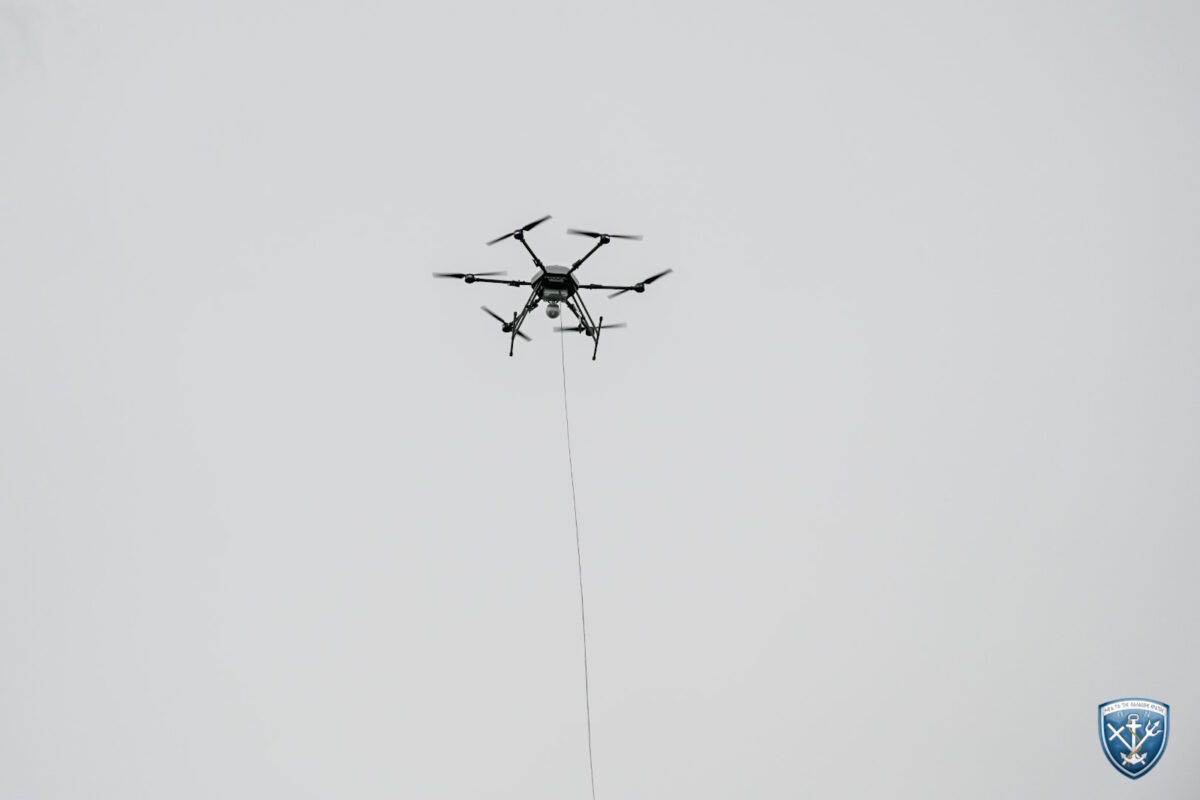 Drone που συμμετείχε στην άσκηση «UVEX 1/26» του Πολεμικού Ναυτικού
