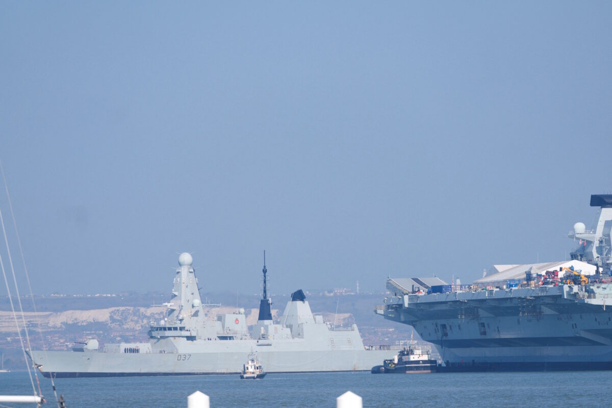 Βρετανικά πολεμικά πλοία