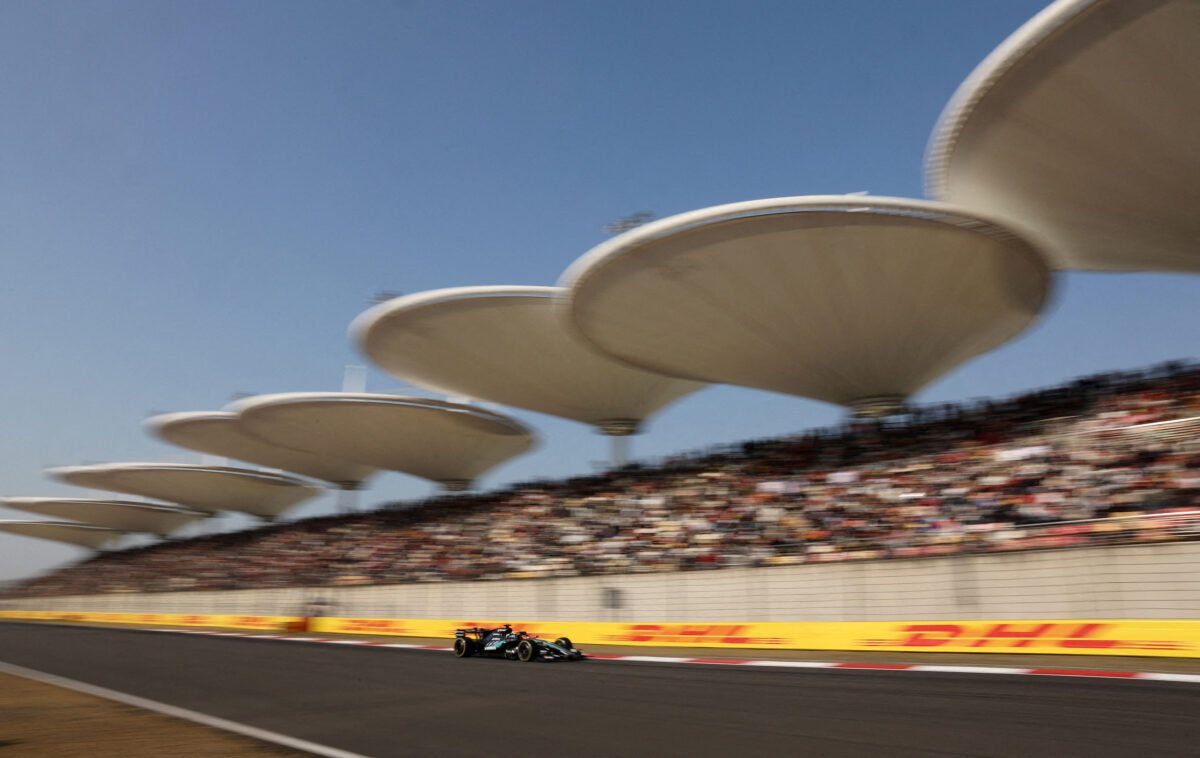Formula One F1 - Chinese Grand Prix - Shanghai International Circuit, Shanghai, China - March 13, 2026 Mercedes' George Russell
