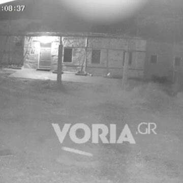 Η στιγμή του σεισμού στο Άγιο Όρος