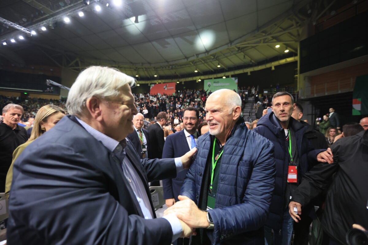 Βαγγέλης Βενιζέλος και Γιώργος Παπανδρέου