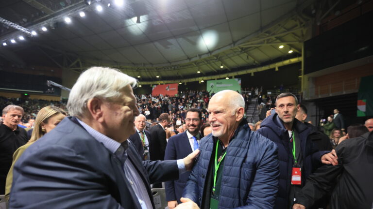 Βαγγέλης Βενιζέλος και Γιώργος Παπανδρέου