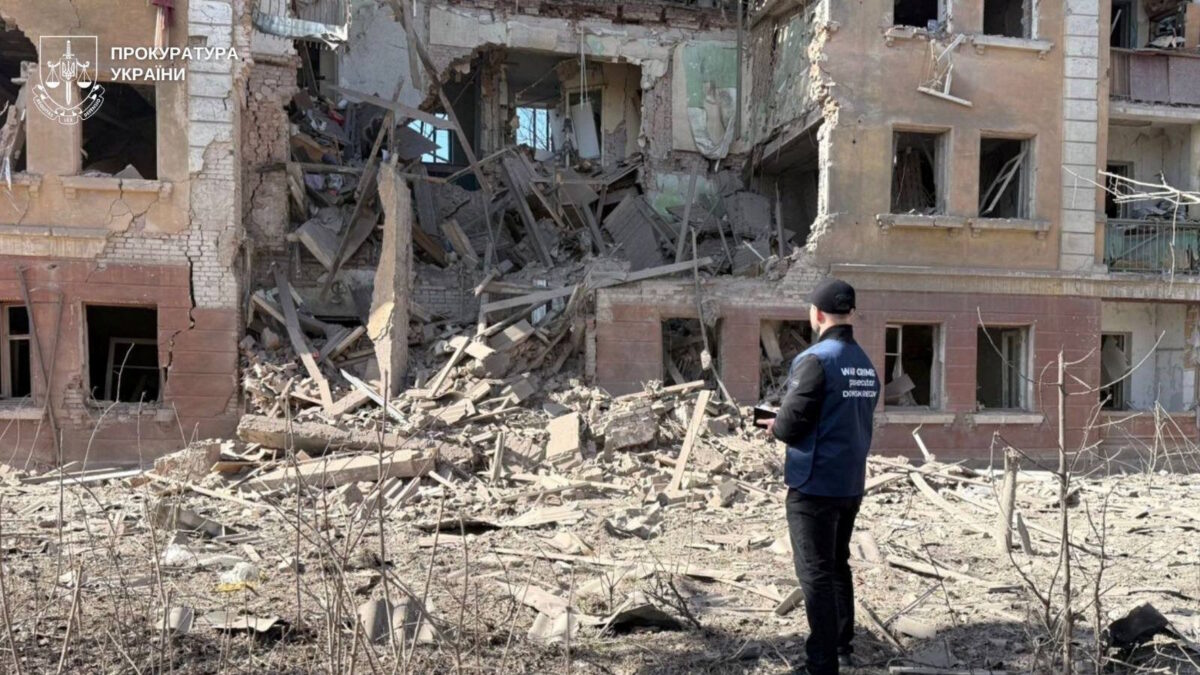 Οι ζημιές από την ρωσική επίθεση στο Σλοβιάνσκ