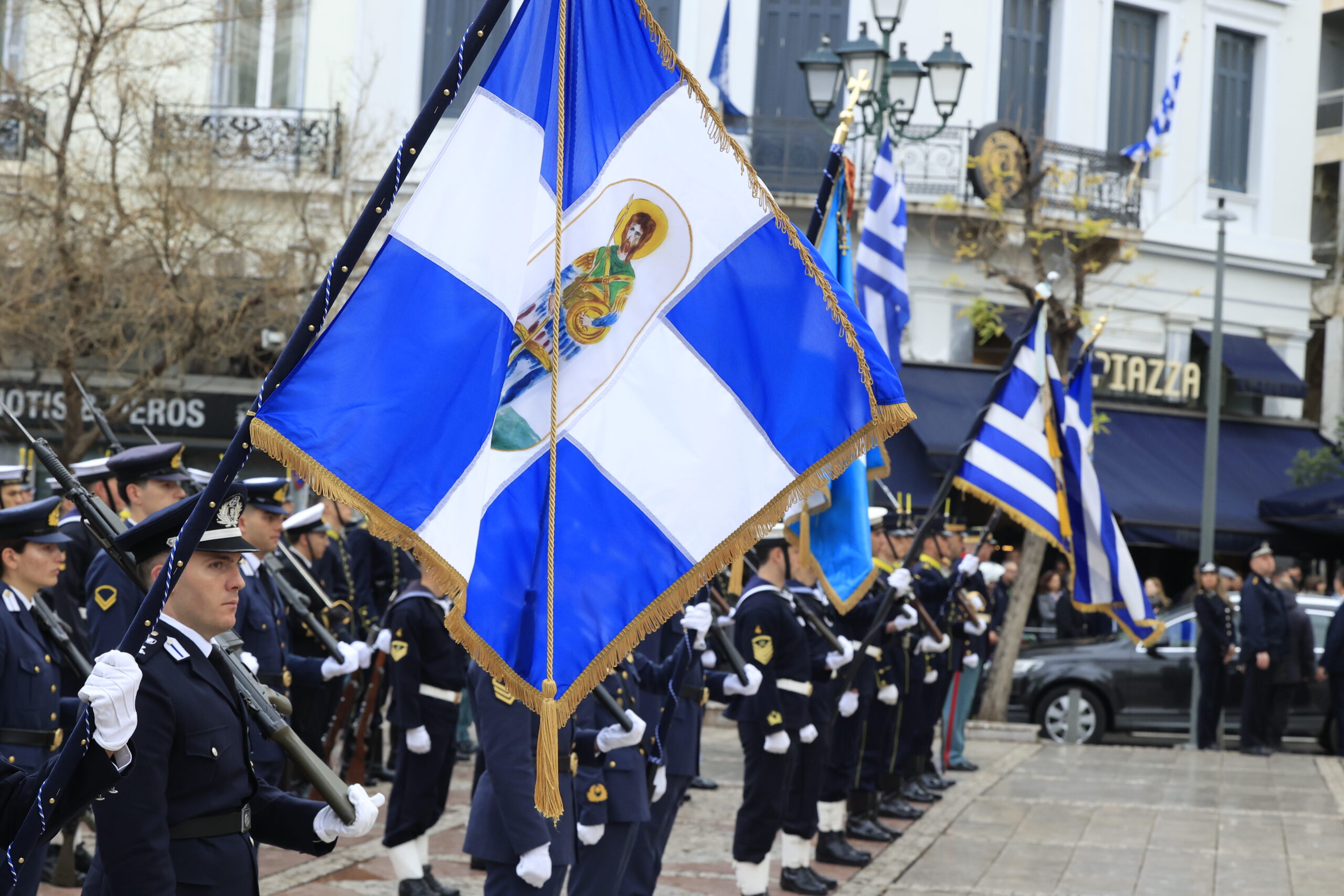 Δοξολογία στη Μητρόπολη Αθηνών, για την εθνική επέτειο της 25ης Μαρτίου 1821, παρουσία εκπροσώπων της πολιτειακής, πολιτικής και στρατιωτικής ηγεσίας της χώρας, Τετάρτη 25 Μαρτίου 2026. (ΓΙΩΡΓΟΣ ΚΟΝΤΑΡΙΝΗΣ/EUROKINISSI)