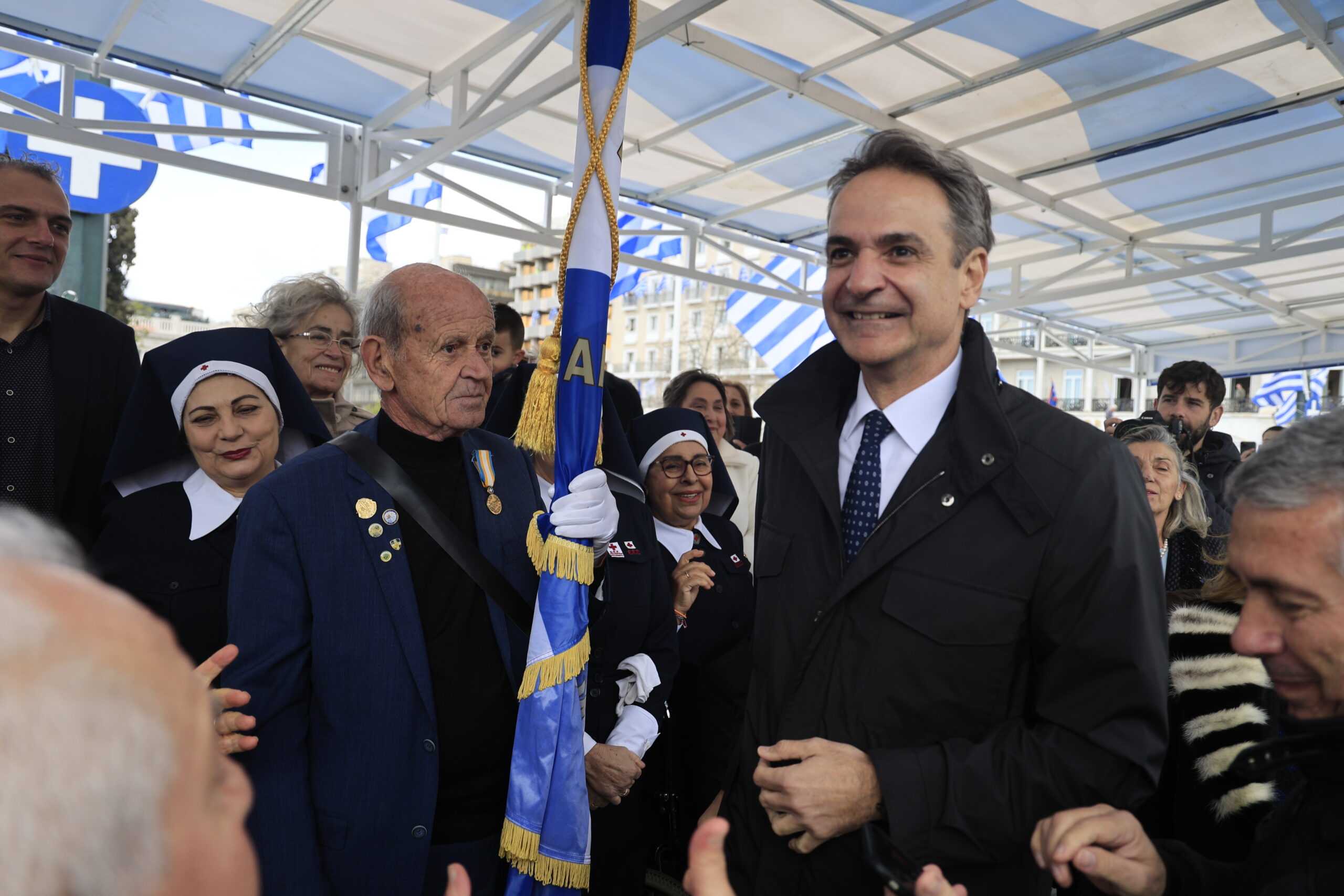 Στρατιωτική παρέλαση στην Αθήνα για την εθνική επέτειο της 25ης Μαρτίου 1821, Τετάρτη 25 Μαρτίου 2026. (ΓΙΩΡΓΟΣ ΚΟΝΤΑΡΙΝΗΣ/EUROKINISSI)