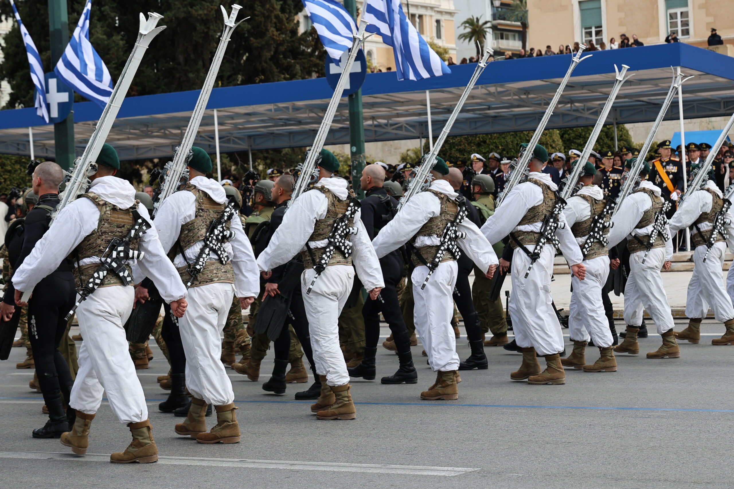 Στρατιωτική παρέλαση στην Αθήνα για την εθνική επέτειο της 25ης Μαρτίου 1821, Τετάρτη 25 Μαρτίου 2026. (ΓΙΑΝΝΗΣ ΠΑΝΑΓΟΠΟΥΛΟΣ/EUROKINISSI)