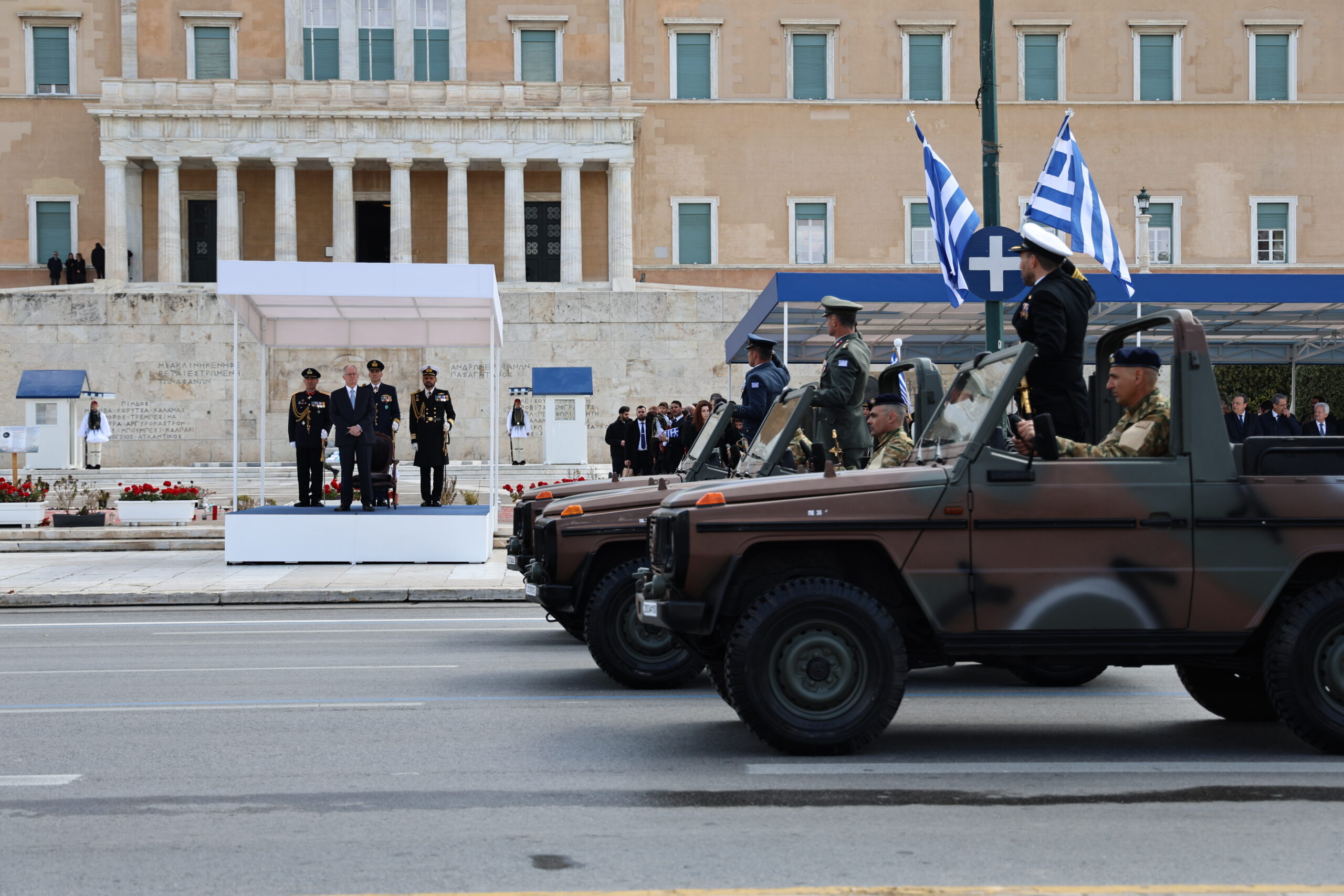 Στρατιωτική παρέλαση στην Αθήνα για την εθνική επέτειο της 25ης Μαρτίου 1821, Τετάρτη 25 Μαρτίου 2026. (ΓΙΑΝΝΗΣ ΠΑΝΑΓΟΠΟΥΛΟΣ/EUROKINISSI)