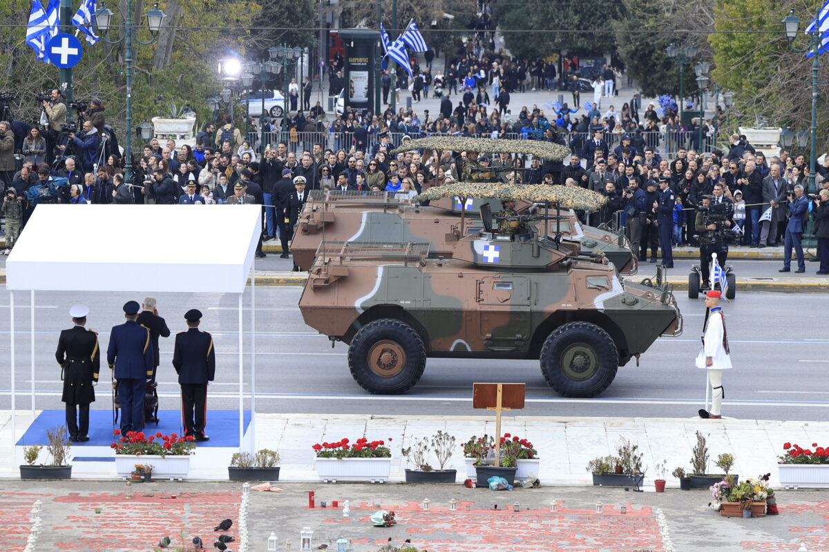 Στρατιωτική παρέλαση στην Αθήνα για την εθνική επέτειο της 25ης Μαρτίου 1821, Τετάρτη 25 Μαρτίου 2026. (ΓΙΩΡΓΟΣ ΚΟΝΤΑΡΙΝΗΣ