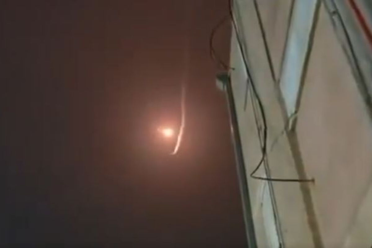 Πύραυλος πάνω από το Τελ Αβίβ