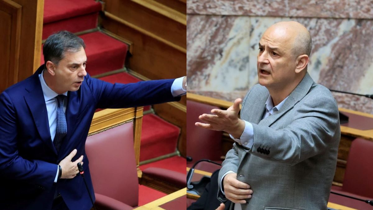 Ο Χάρης Θεοχάρης και ο Αλέξανδρος Καζαμίας