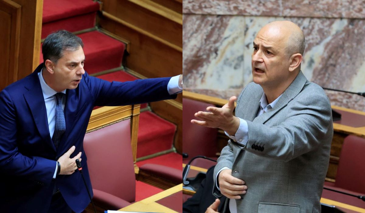 Ο Χάρης Θεοχάρης και ο Αλέξανδρος Καζαμίας