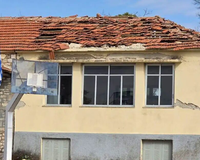 Ζημιές σε σχολείο από τον σεισμό με κέντρο τη Λεπτοκαρυά Θεσπρωτίας