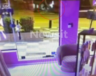 Η στιγμή που παρασύρεται ο 25χρονος