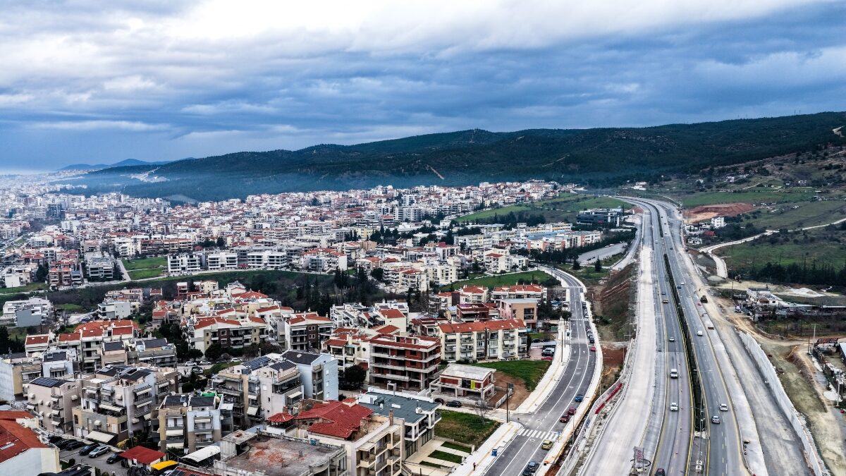 Θεσσαλονίκη έργα σε δρόμο