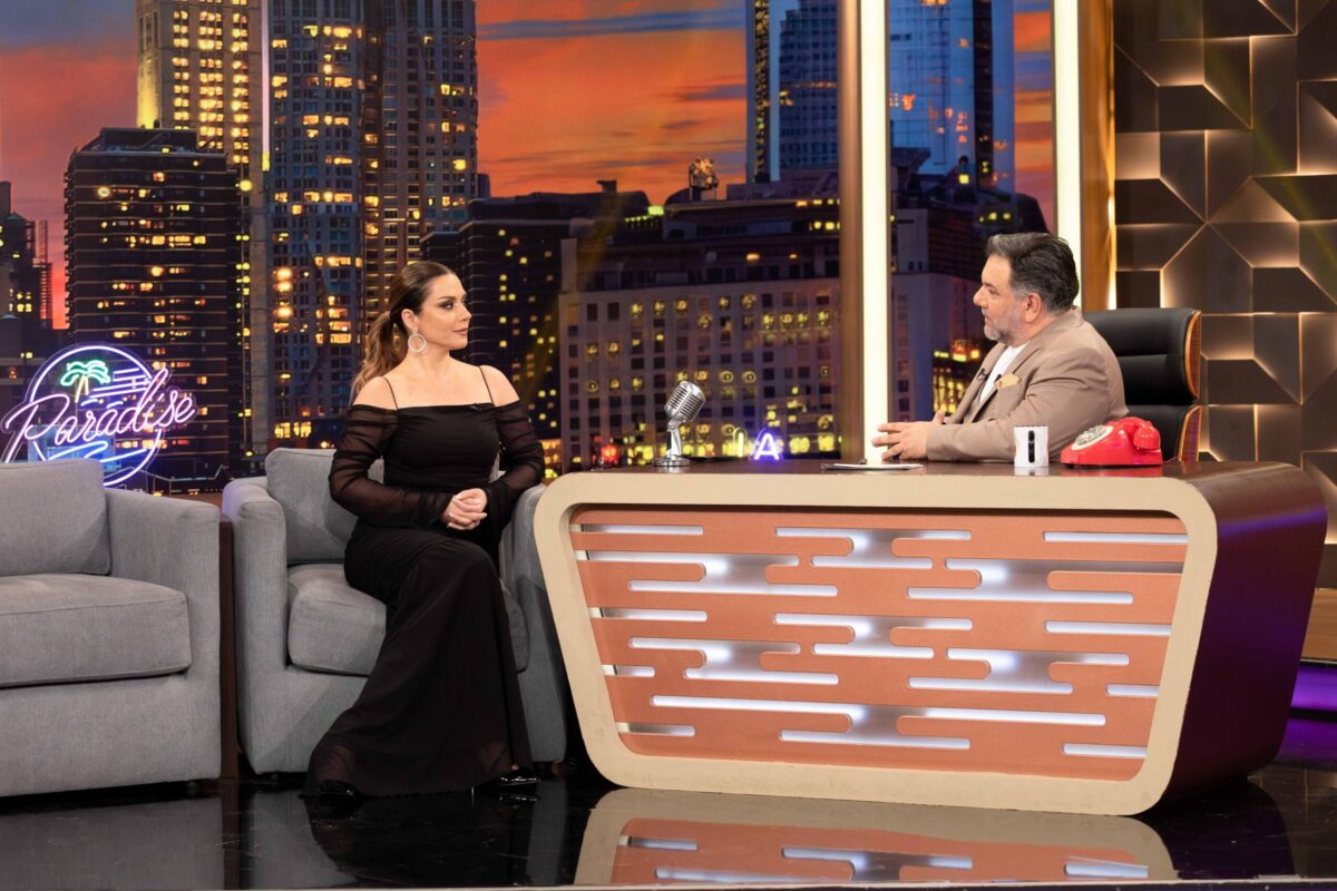 Η Βάσω Λασκαράκη με τον Γρηγόρη Αρναούτογλου