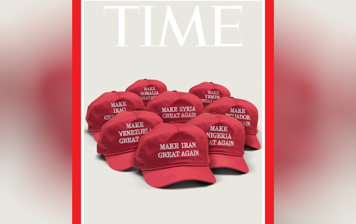 Tο πρωτοσέλιδο του περιοδικού TIME